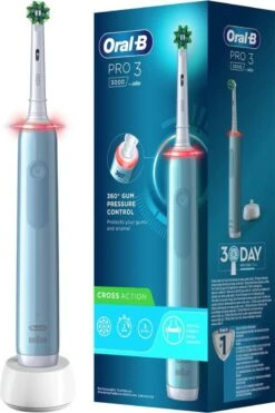Oral B Oral-B Pro 3 - 3000 - Elektrische Tandenborstel - Ontworpen Door Braun - Blauw -Mondverzorgings Winkel 798x1200 2