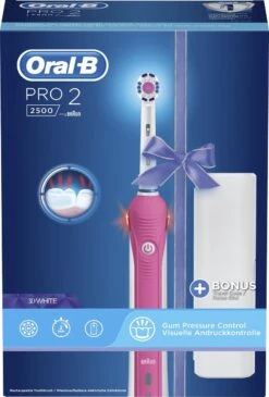 Oral B Oral-B PRO 2500 3D - Elektrische Tandenborstel - Roze -Mondverzorgings Winkel 811x1200 1