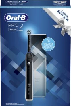 Oral B Oral-B PRO 2 2500 - Zwart - Elektrische Tandenborstel - Met Reisetui -Mondverzorgings Winkel 811x1200