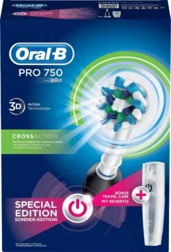 Braun Oral-B PRO 750 - Elektrische Tandenborstel - Zwart -Mondverzorgings Winkel 812x1200 1