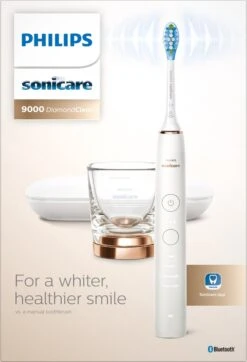 Philips Sonicare DiamondClean 9000 HX9911/94 - Luxe Elektrische Tandenborstel - Wit En Rosé Goud -Mondverzorgings Winkel 819x1200