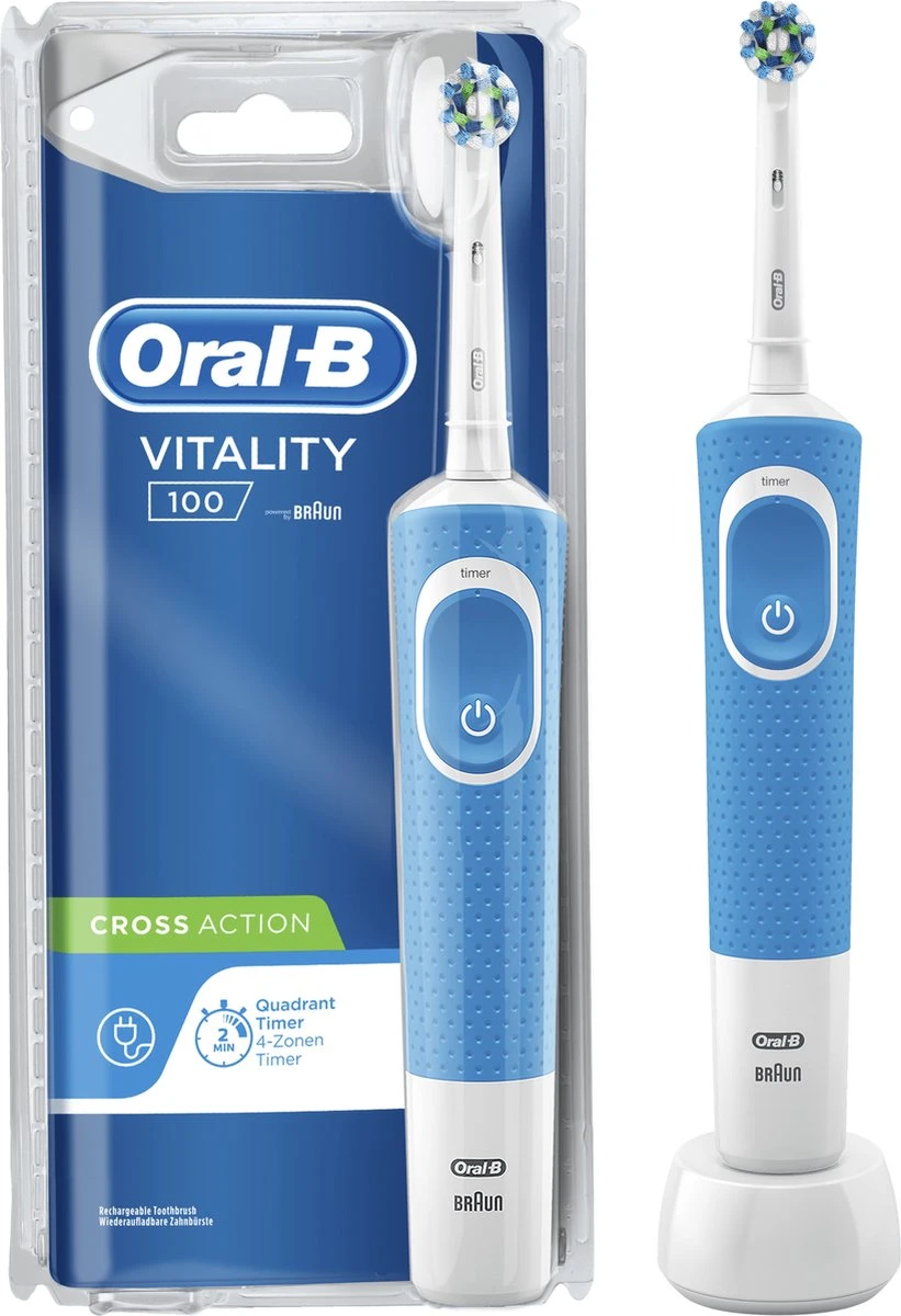 Oral B Oral-B Vitality 100 CrossAction - Blauw - Elektrische Tandenborstel 17 Oral B Oral-B Vitality 100 CrossAction - Blauw - Elektrische Tandenborstel - Afbeelding 15