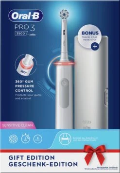 Oral B Oral-B Pro 3 - 3500 - Witte Elektrische Tandenborstel + Reisetui -Mondverzorgings Winkel 832x1200 1