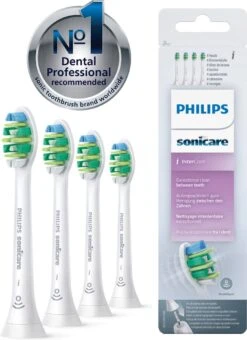 Philips Sonicare InterCare Standaard HX9004/10 - Opzetborstels - 4 Stuks -Mondverzorgings Winkel 873x1200