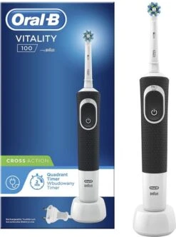 Oral B Oral-B Vitality 100 CrossAction Zwart - Elektrische Tandenborstel 25 Oral B Oral-B Vitality 100 CrossAction Zwart - Elektrische Tandenborstel -Mondverzorgings Winkel 892x1200 1