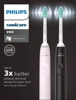 Philips Sonicare Series 3100 HX3675/15 - Elektrische Tandenborstel - Zwart & Roze - Duopack 31 Philips Sonicare Series 3100 HX3675/15 - Elektrische Tandenborstel - Zwart & Roze - Duopack -Mondverzorgings Winkel 915x1200 1