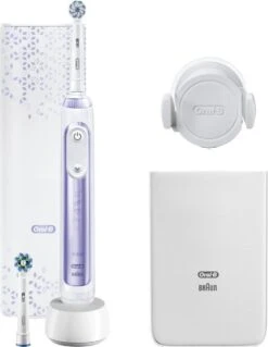 Oral B Oral-B Genius 10200W Orchid Purple Elektrische Tandenborstel Paars/Wit