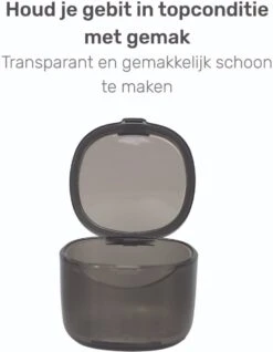 Gebitsbakje - Beugelbakje - Incl. Lekbakje - Roze - Voor - Beugel - Kunstgebit - Prothese - Beugelbakje - Beugeldoosje - Bakje -Mondverzorgings Winkel 931x1200 1