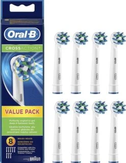 Oral B Oral-B Cross Action EB50 - 8 Stuks Voordeelverpakking -opzetborstels -Mondverzorgings Winkel 933x1200