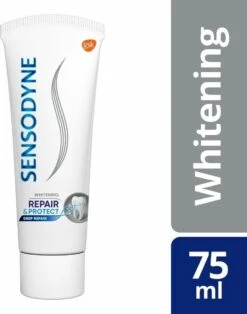 Sensodyne Repair & Protect Deep Repair Whitening Tandpasta Voor Gevoelige Tanden 4x 75 Ml -Mondverzorgings Winkel 944x1200