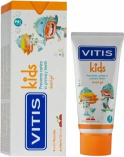 Vitis Kids - Tandpasta & Gel - 2+ Jaar - 50ml - Kersen Smaak -Mondverzorgings Winkel 945x1200 3