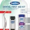 Dentek Gebits EHBO Kit. Met Noodvulling, Tandbewaarbox En Anti- Kiespijn Vloeistof. Ook Voor Verloren Kronen, Vullingen, Kiespijn En Gaatjes -Mondverzorgings Winkel 954x1200
