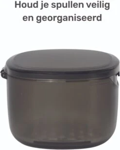 Gebitsbakje - Beugelbakje - Incl. Lekbakje - Roze - Voor - Beugel - Kunstgebit - Prothese - Beugelbakje - Beugeldoosje - Bakje -Mondverzorgings Winkel 956x1200