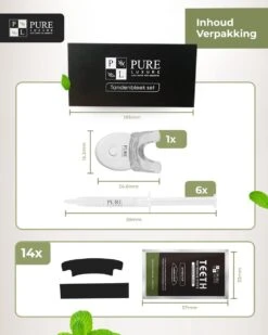 Tandenbleekset INCL. 14 Whitening Strips En 6 Gelpennen - ZONDER PEROXIDE - Teeth Whitening Kit - Tandenbleekset Met Ebook En Nederlandse Handleiding - Tandenblekers - Valentijnsdag Cadeau -Mondverzorgings Winkel 960x1200 6