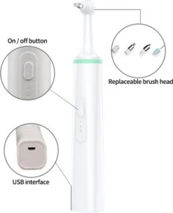 Merkloos Tandplak Verwijderen - Tanden Polijsten Electrisch (niet Oplaadbaar!!!) - Tandenpolijster Verbeterde Versie - Nr.1 Tandenpolijster - Tanden Polijsten - Tandplak Verwijderaar - Multifunctionele Tandenborstel - Gratis 5 Cupjes Polijstpasta -Mondverzorgings Winkel 976x1200 1