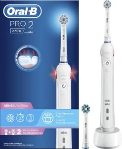 Oral B Oral-B Pro 2 2700 - Sensi Ultra Thin - Elektrische Tandenborstel - Wit 37 Oral B Oral-B Pro 2 2700 - Sensi Ultra Thin - Elektrische Tandenborstel - Wit -Mondverzorgings Winkel 986x1200