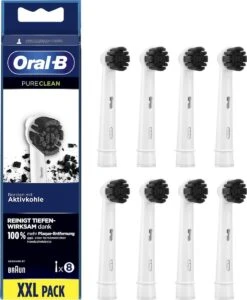 Oral B Oral-B Pure Clean Opzetborstel - 8 Stuks -Mondverzorgings Winkel 989x1200