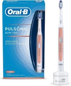 Oral B Pulsonic Slim 1100 Elektrische Tandenborstel Wit/Rosé -Mondverzorgings Winkel 997x1200